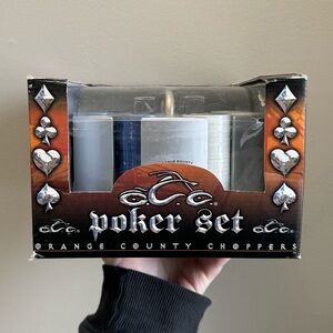 Orange County Choppers collector Poker Game set (DAMAGED BOX)